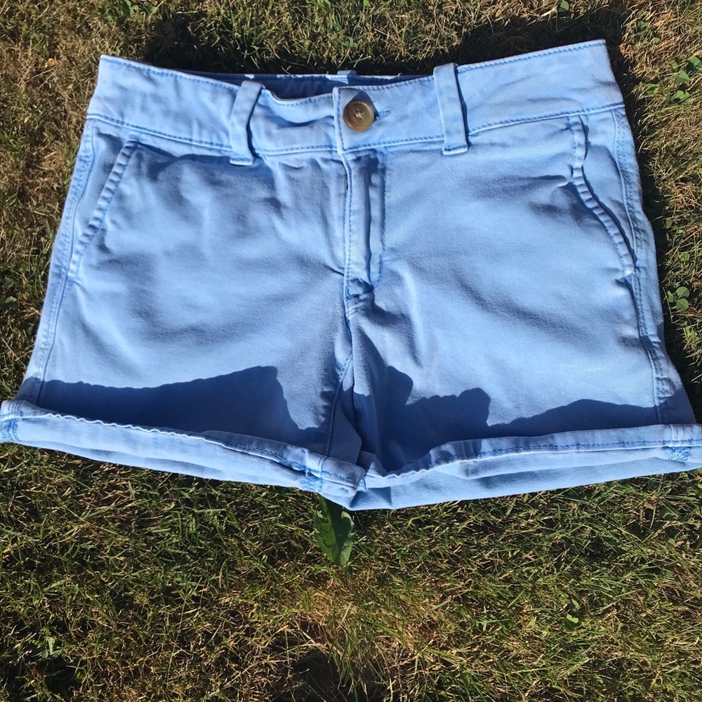 Baby Blue American Eagle Shorts